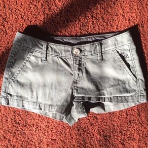 Abercrombie and Fitch green shorts